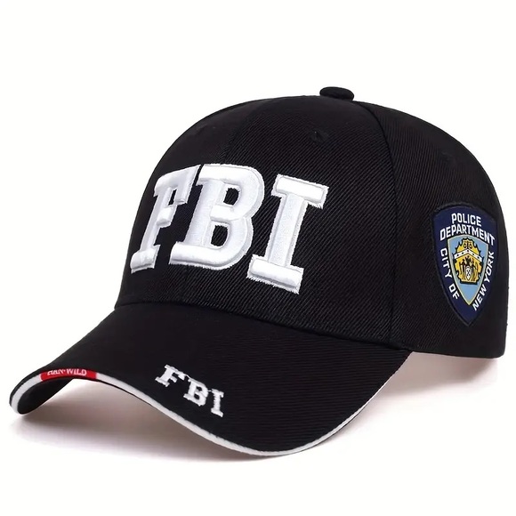 🇺🇸”FBI Police Department City Of NY” Beautifully Embroidered Adjustable Cap! - Picture 1 of 7